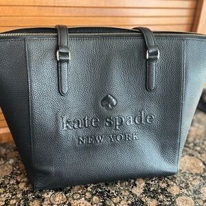 Kate Spade Leather Zippered Tote Bag
